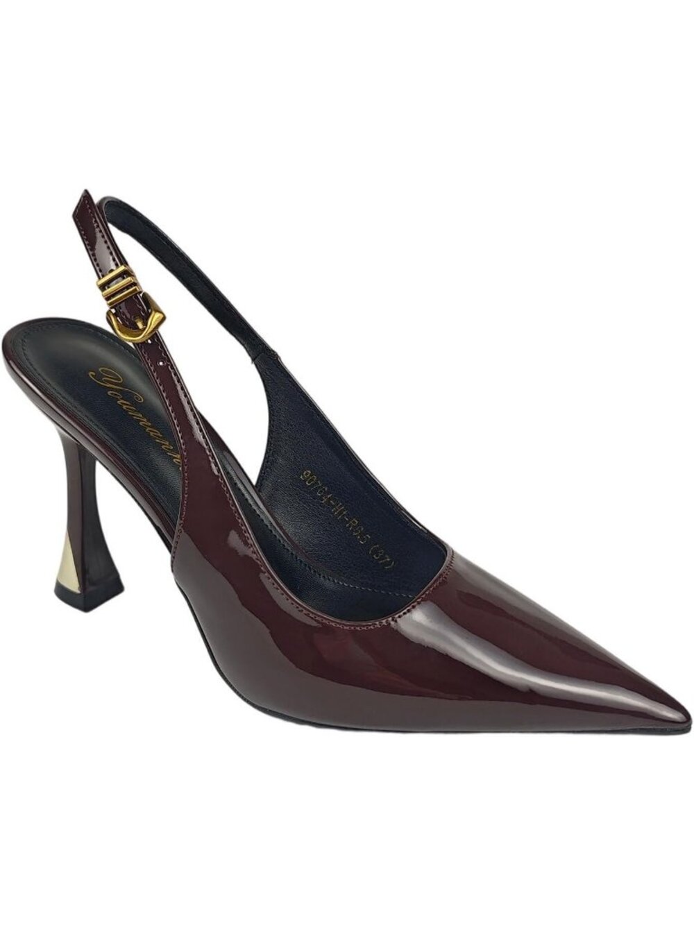 Women's Coffee Leather Comfortable Classic Daily Wear High Heels